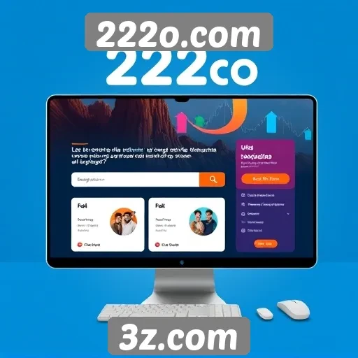 Explorando a interface de usuário do site 222o.com